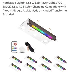 Smart RGB LED Paver Light with Hub